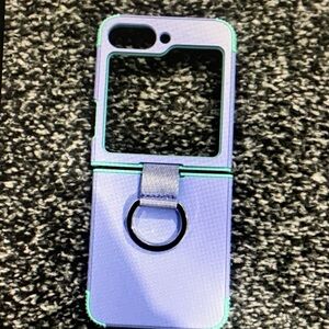 Lavender and Mint Phone Case with Ring Stand